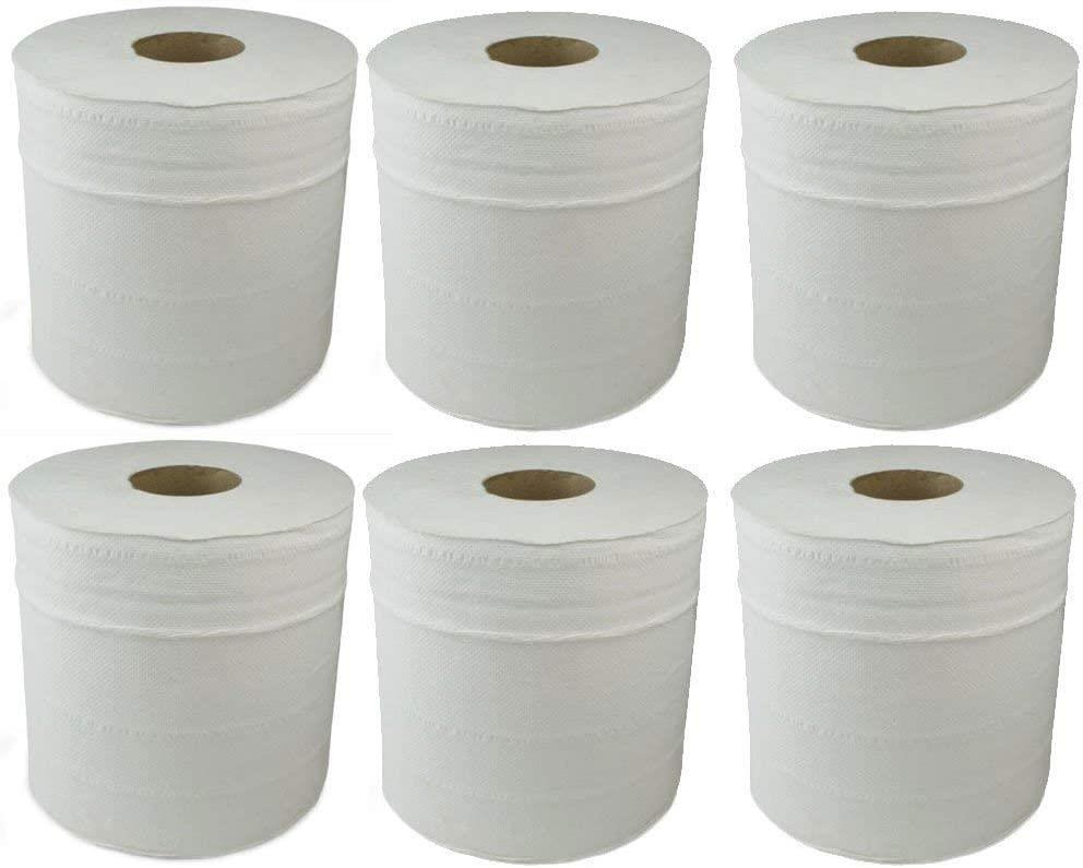 Centrefeed White Roll 6