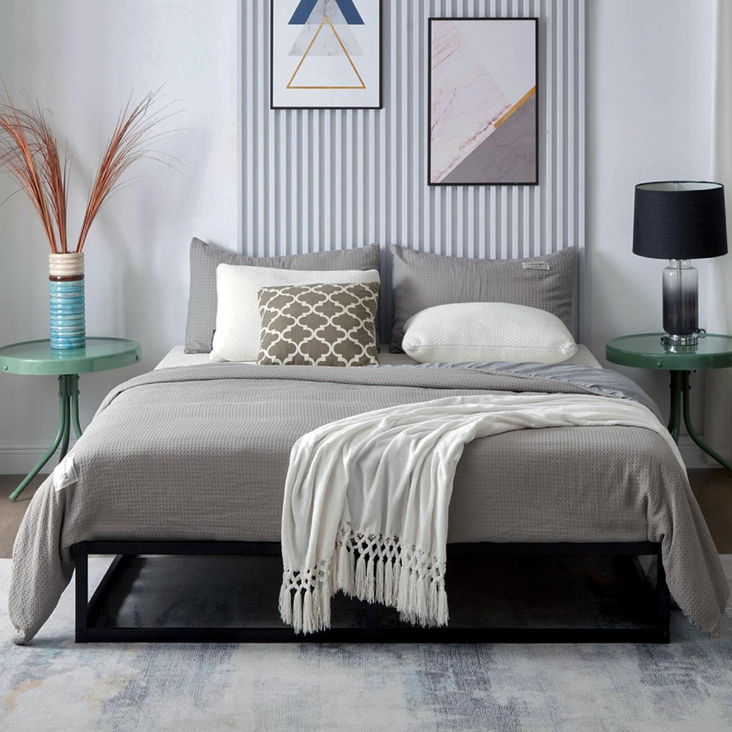 Double Metal Bed Frame Square Tube - Improved