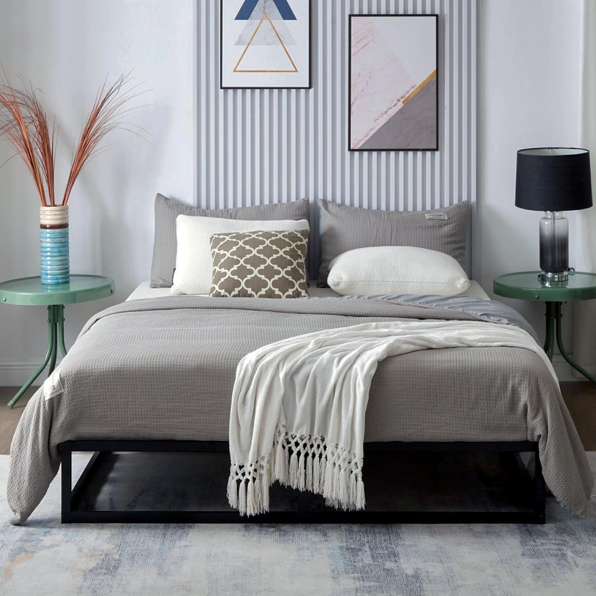 Double Metal Bed Frame Square Tube - Improved