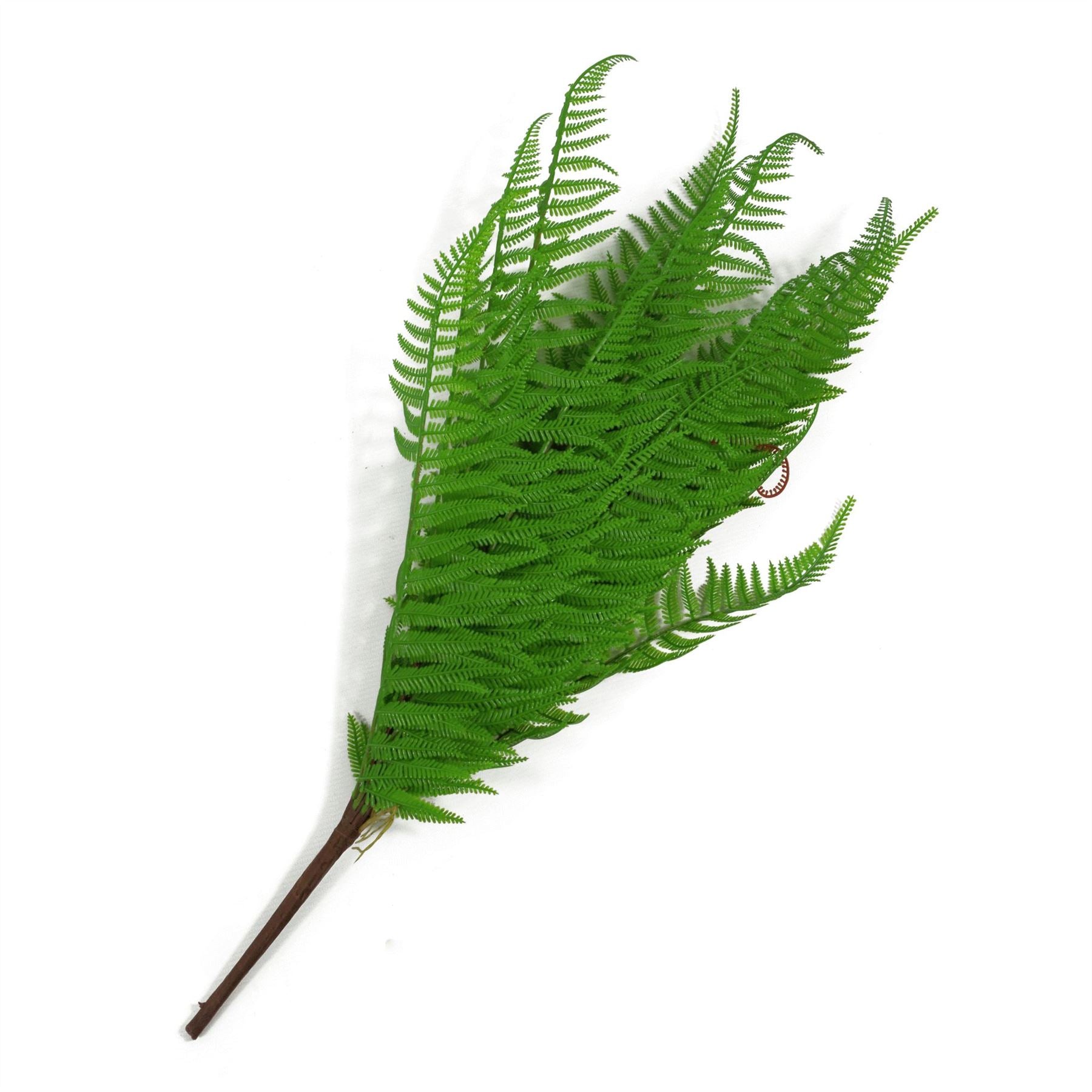 6 x 60cm Artificial Bushy Dixie Wood Fern Dark Green Plant