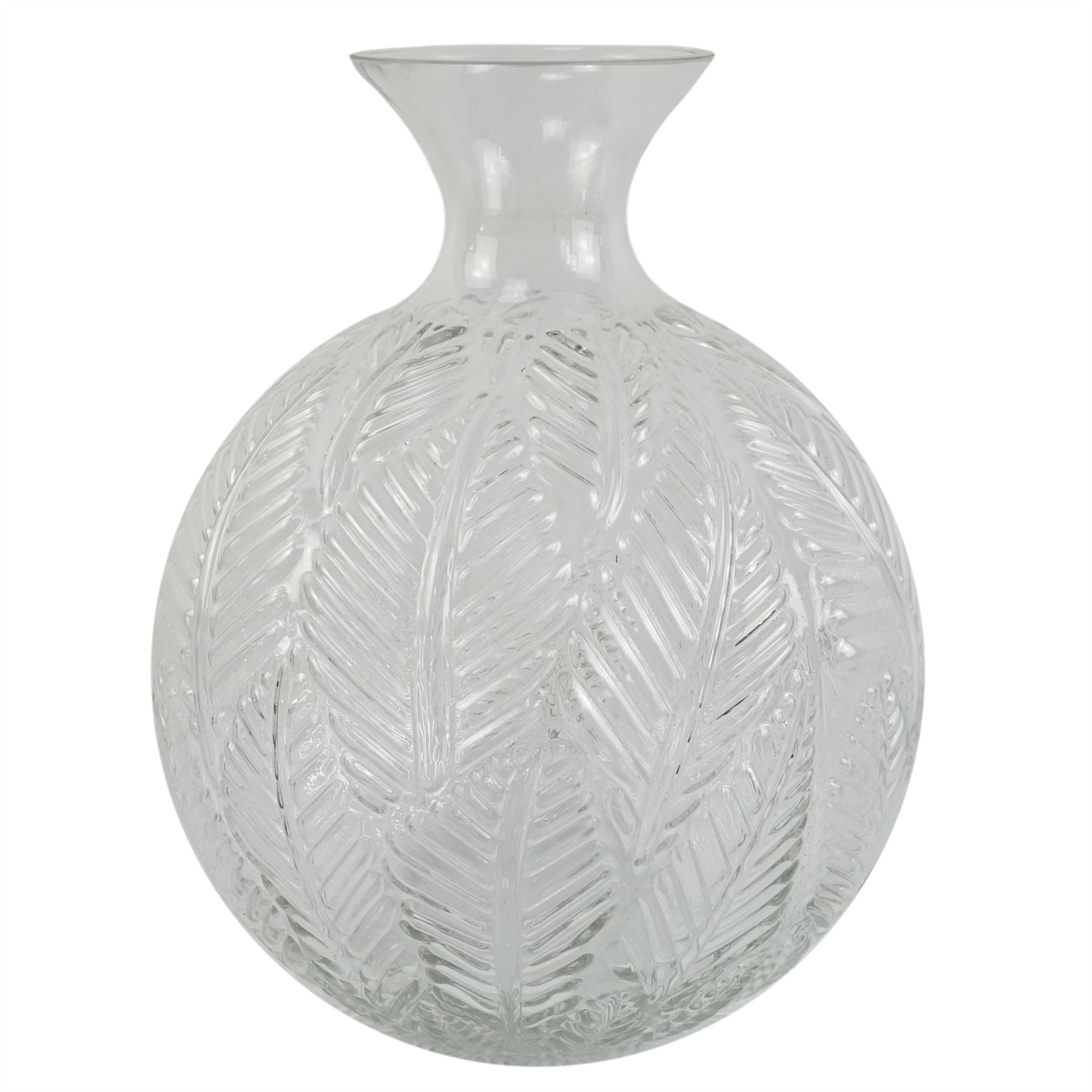 65cm Tropical Orchid Display with Glass Ball Vase