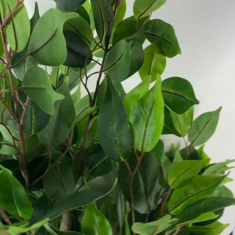 110cm Artificial Evergreen Twist Ficus Tree