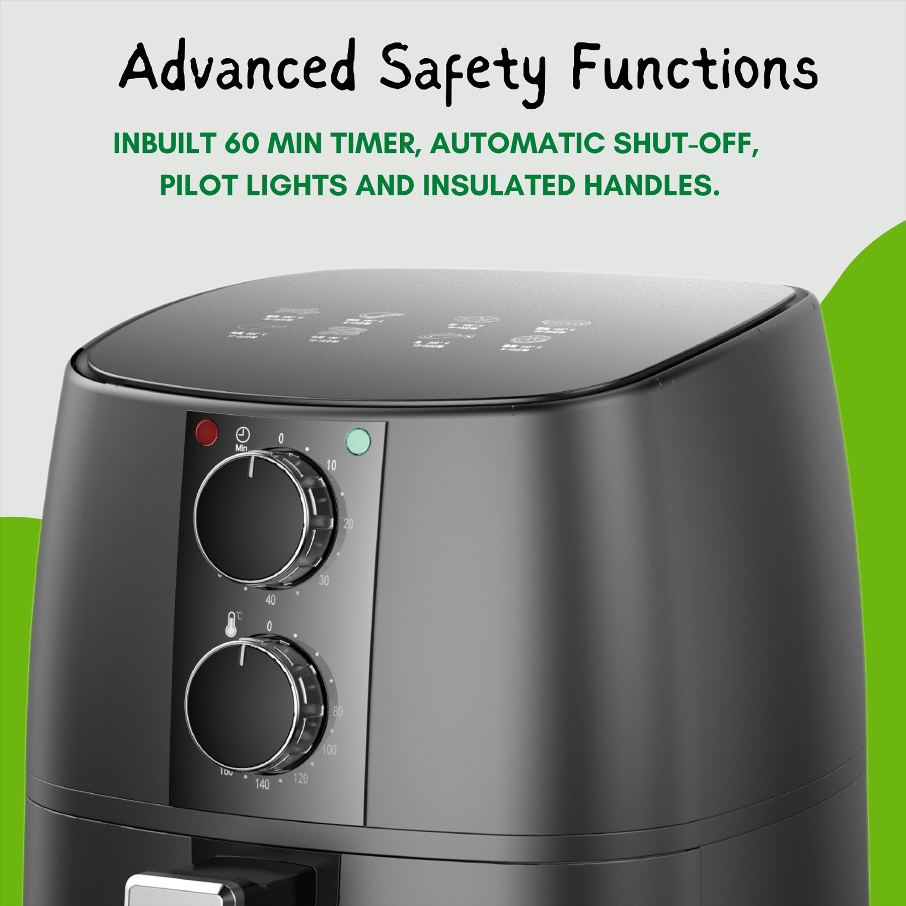 Domestic King 4L Air Fryer: Healthy Cooking Made Easy with Free Recipe Book!