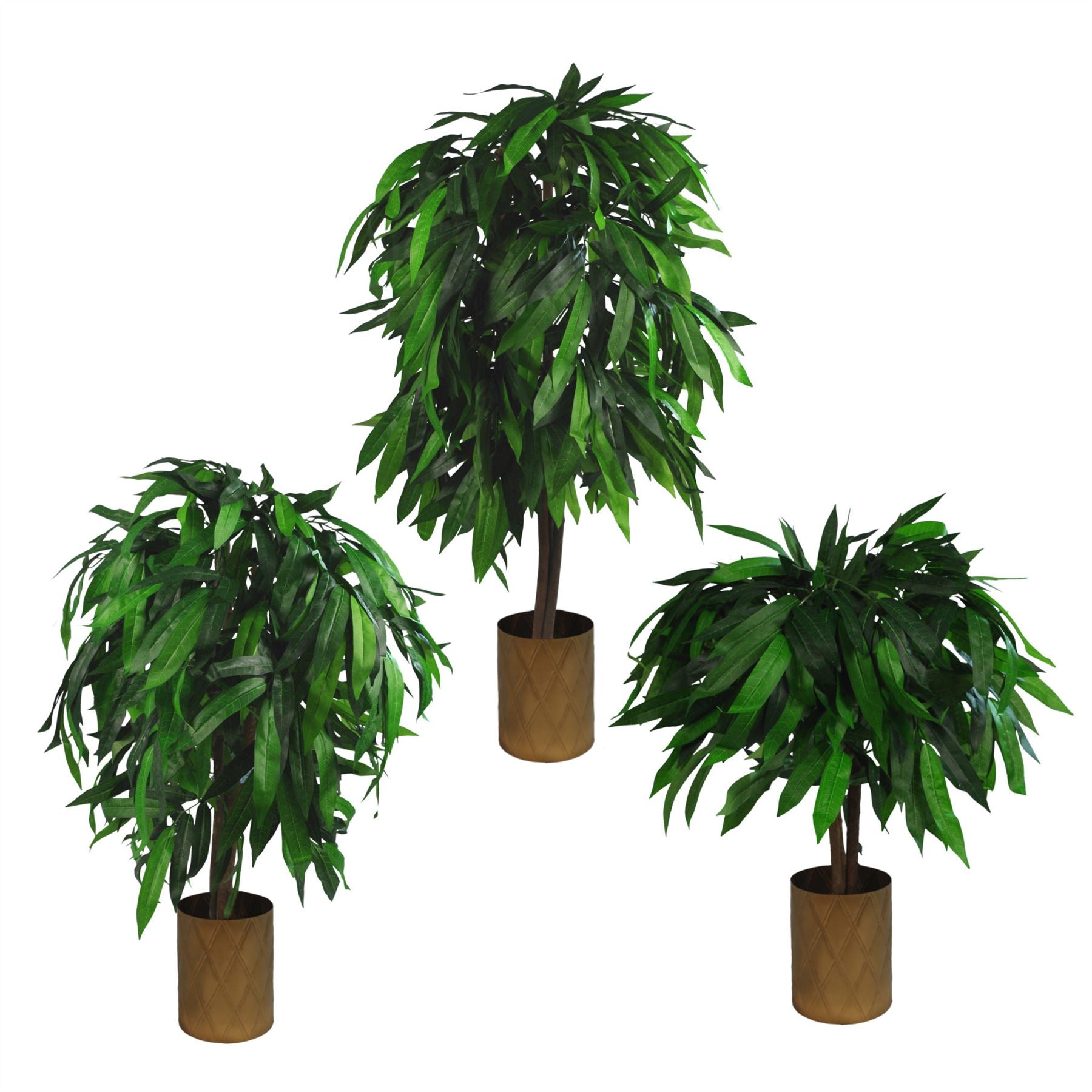 100cm Tall Large Artificial Mango Tree Plant
