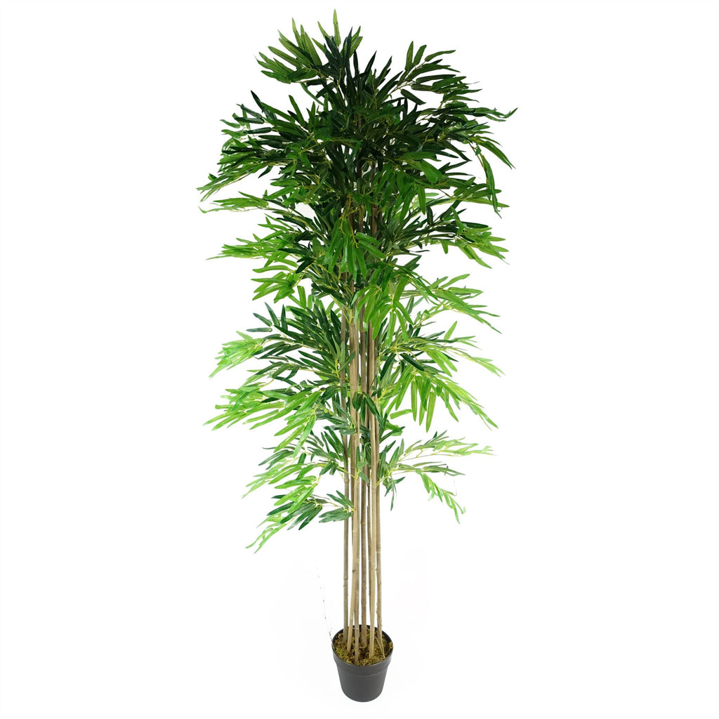 180cm (6ft) Artificial Bamboo Plants Trees Natural Green XL