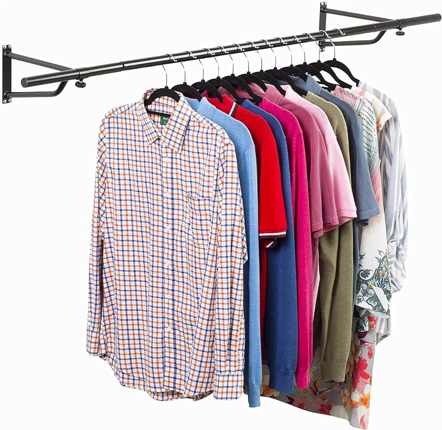4ft Garment Rail In Black Powder Coating