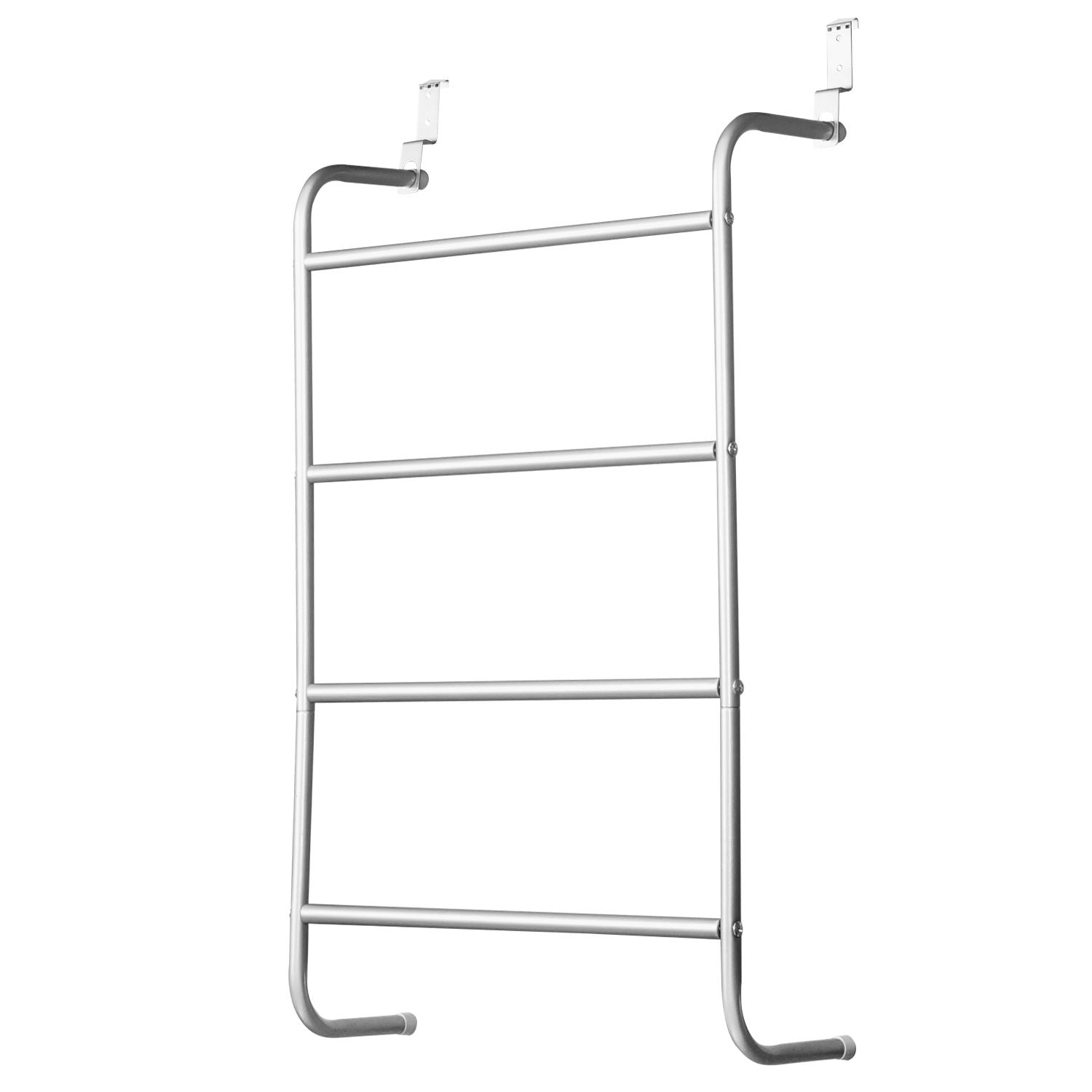 4 Tier Over Door Bar in Silver Powder Coating