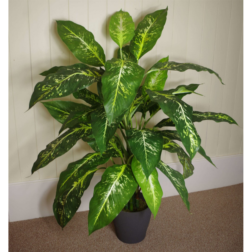 100cm Large Fox's Aglaonema (Spotted Evergreen) Tree Artificial Plant