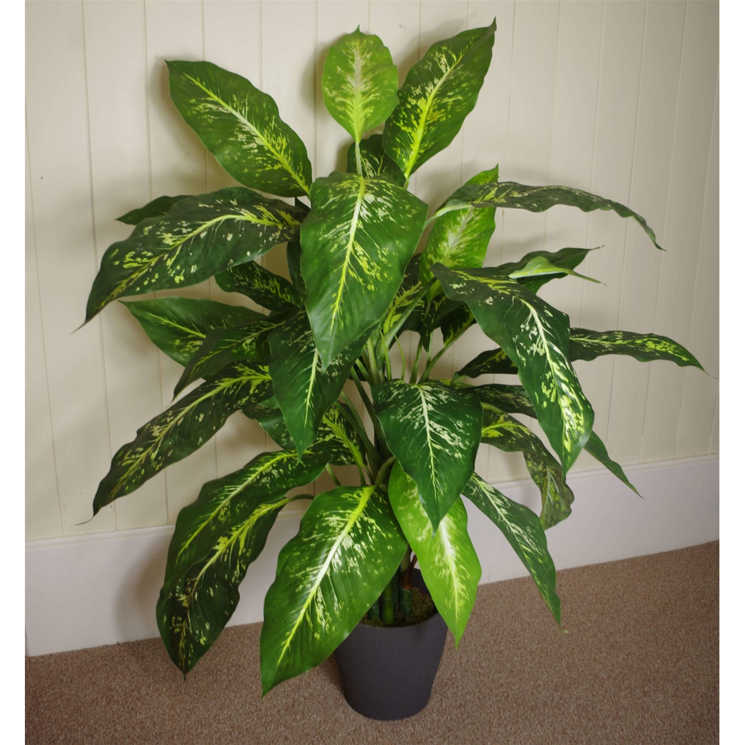 100cm Large Fox's Aglaonema (Spotted Evergreen) Tree Artificial Plant