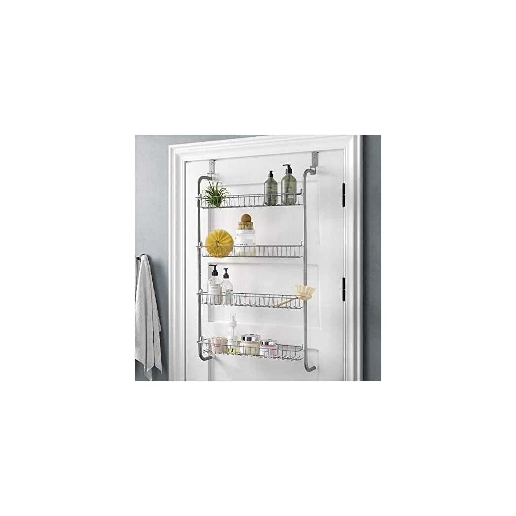 4 Tier Over Door Hanging Rack / Shelves For Pantry Or Storage Cupboard