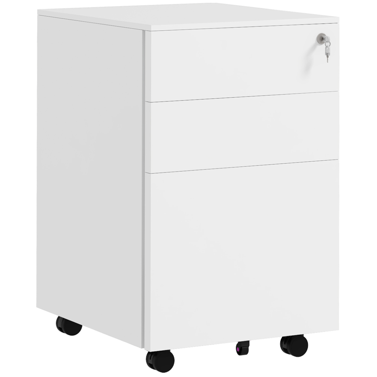 Vinsetto Secure Steel File Cabinet: Lockable Storage for A4 & Legal Files