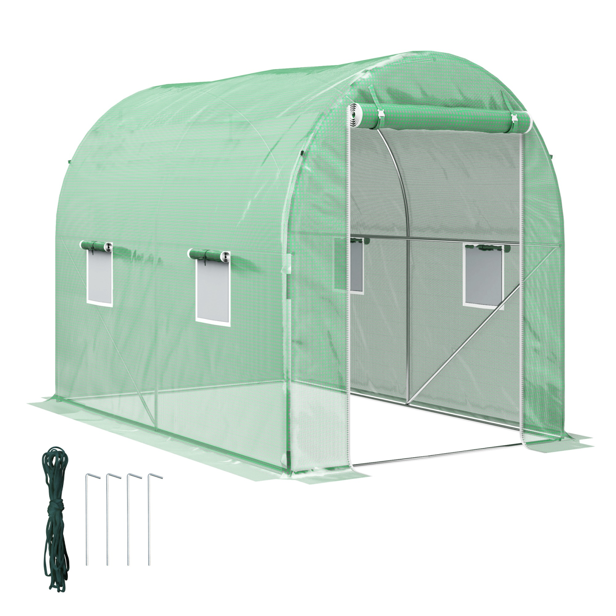 Outsunny 3x2m Polytunnel Greenhouse - Grow Your Garden Anywhere!
