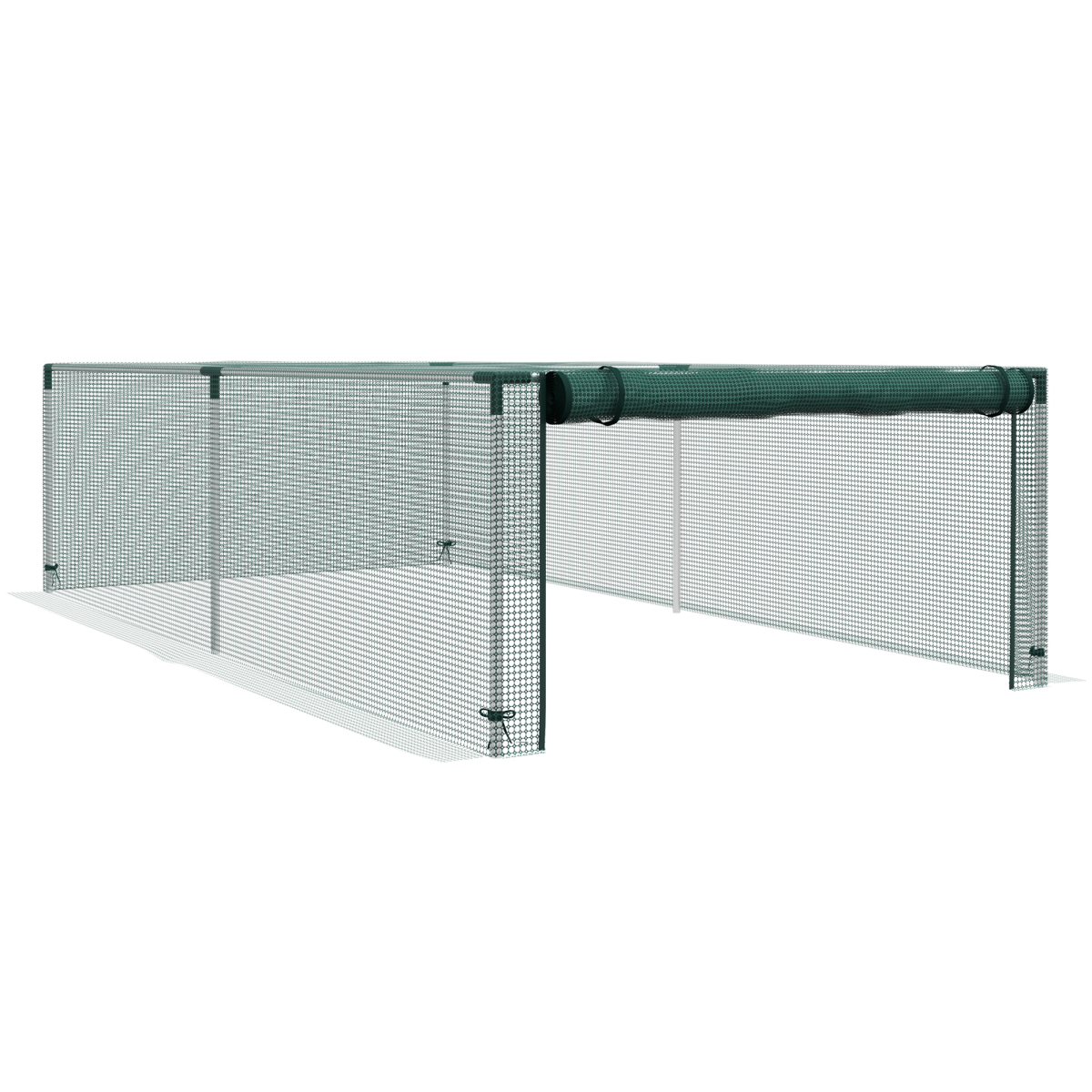 Outsunny 8' x 4' Plant Protection Tent - Durable Crop Cage with Easy Access Door
