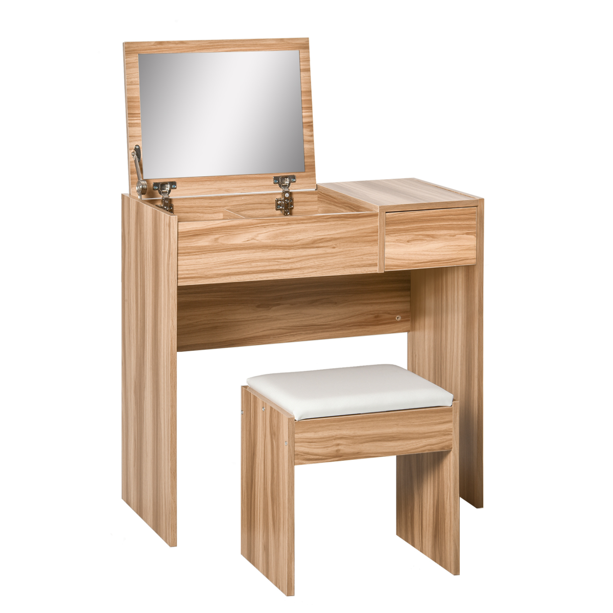 Dressing Table With Padded Stool