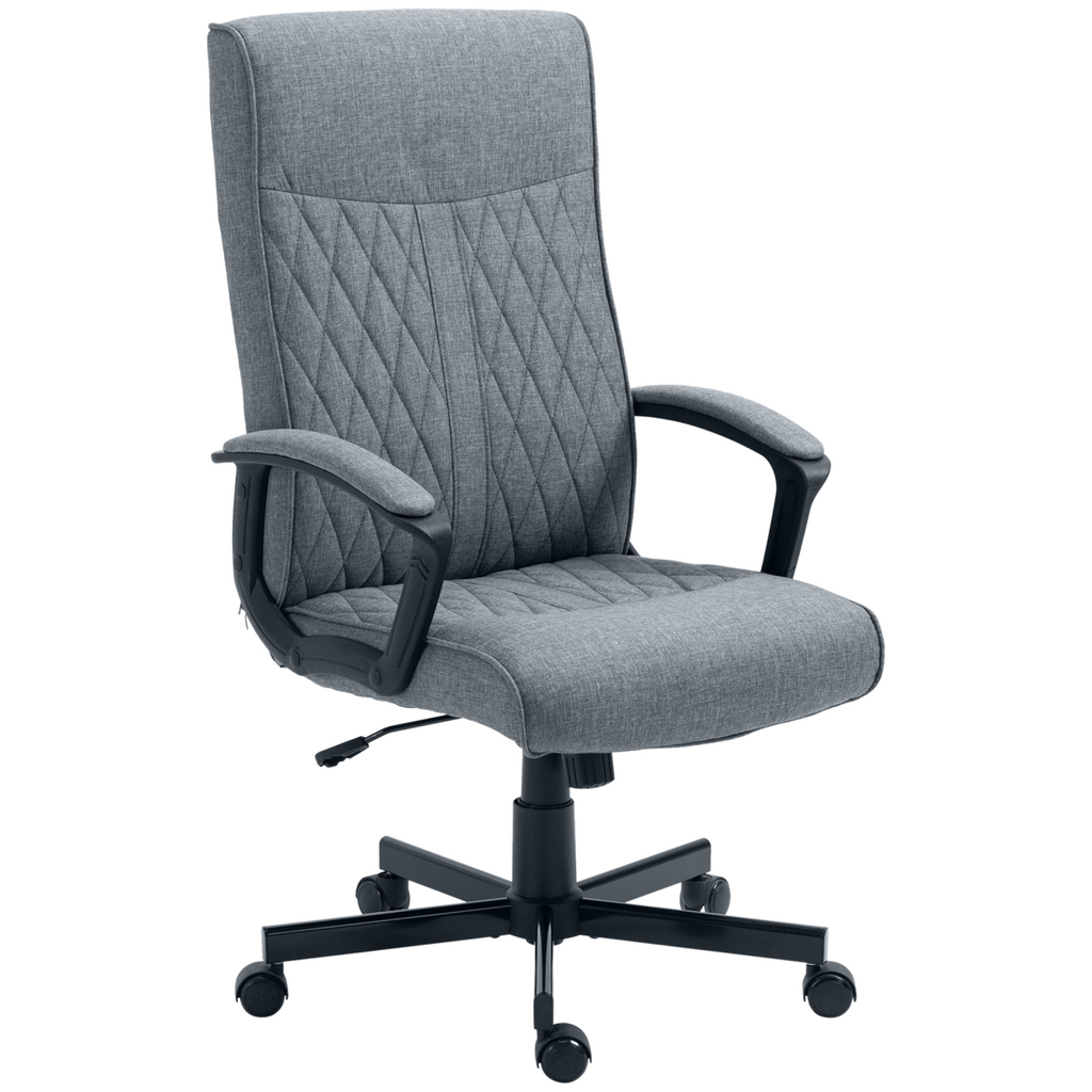 Vinsetto High-Back Ergonomic Office Chair with Adjustable Height & Swivel Wheels