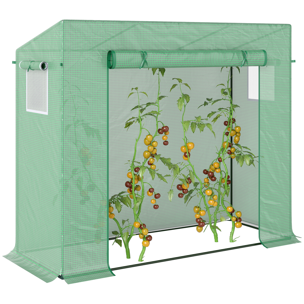 Outsunny Portable Garden Greenhouse with UV-Resistant Cover & Ventilation Windows