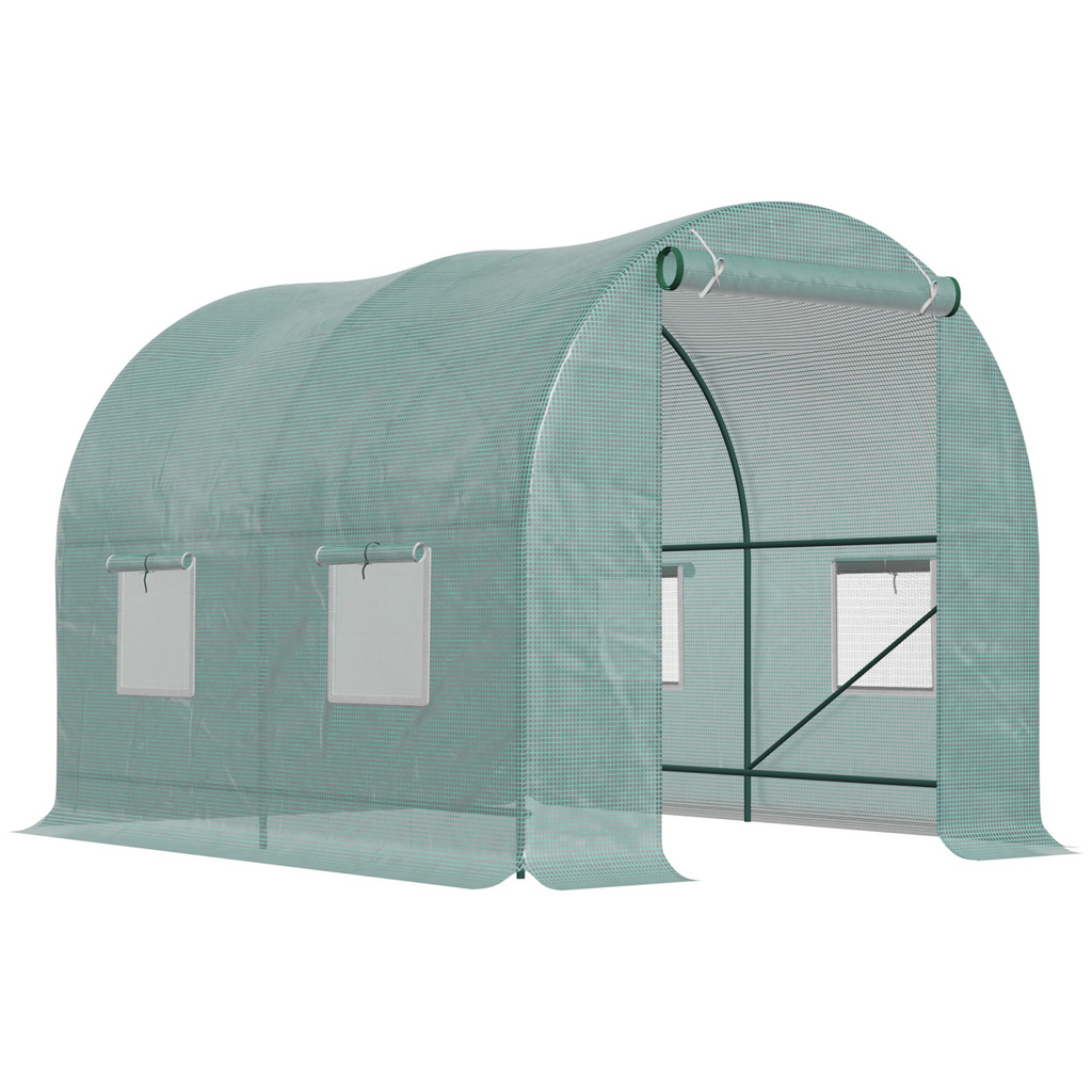 Ultimate 2.5x2m Reinforced Polytunnel Greenhouse for Thriving Plants!