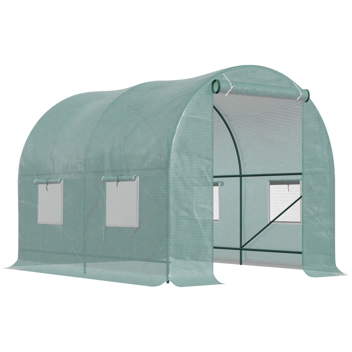 Ultimate 2.5x2m Reinforced Polytunnel Greenhouse for Thriving Plants!
