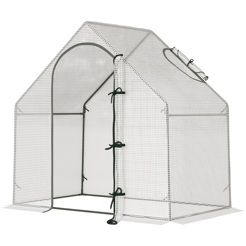 Outsunny Walk-In Greenhouse: Perfect Plant Haven for Year-Round Growth!